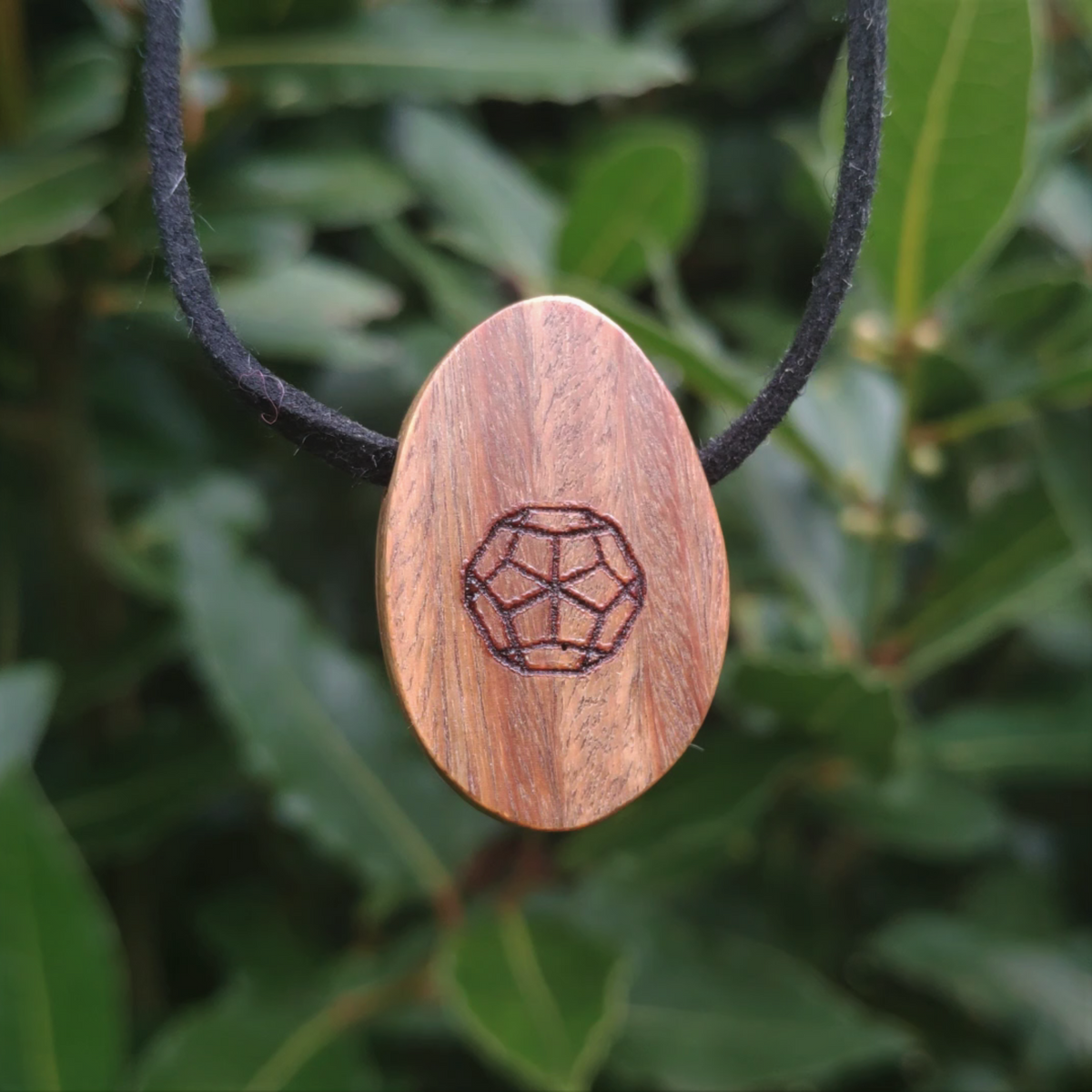 ORB Pendant Lignum wood Deca inscription