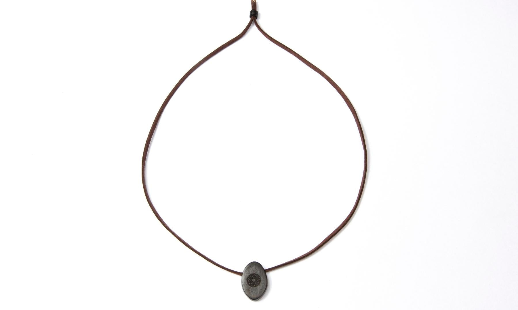 Torus Design in Ebony - ORB Pendant with string